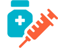 Icon of vaccine syringe